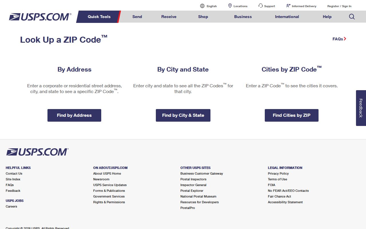 Windham ZIP code directory USPS lookup choices