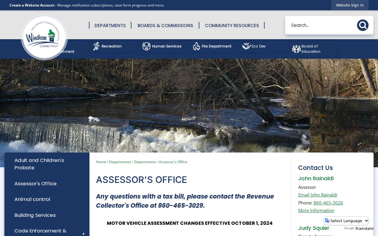 Windham residents directory property resources